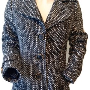 CABI - gray tweed coat